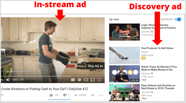 google-adwords-instream-vs-discovery-ad-on-youtube-1